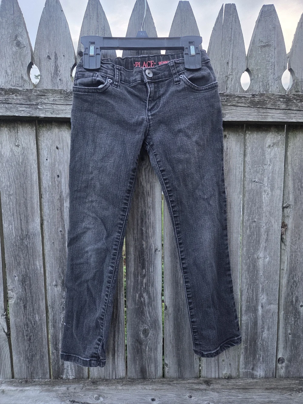 The Children's Place Girls' Black Denim Skinny Jeans